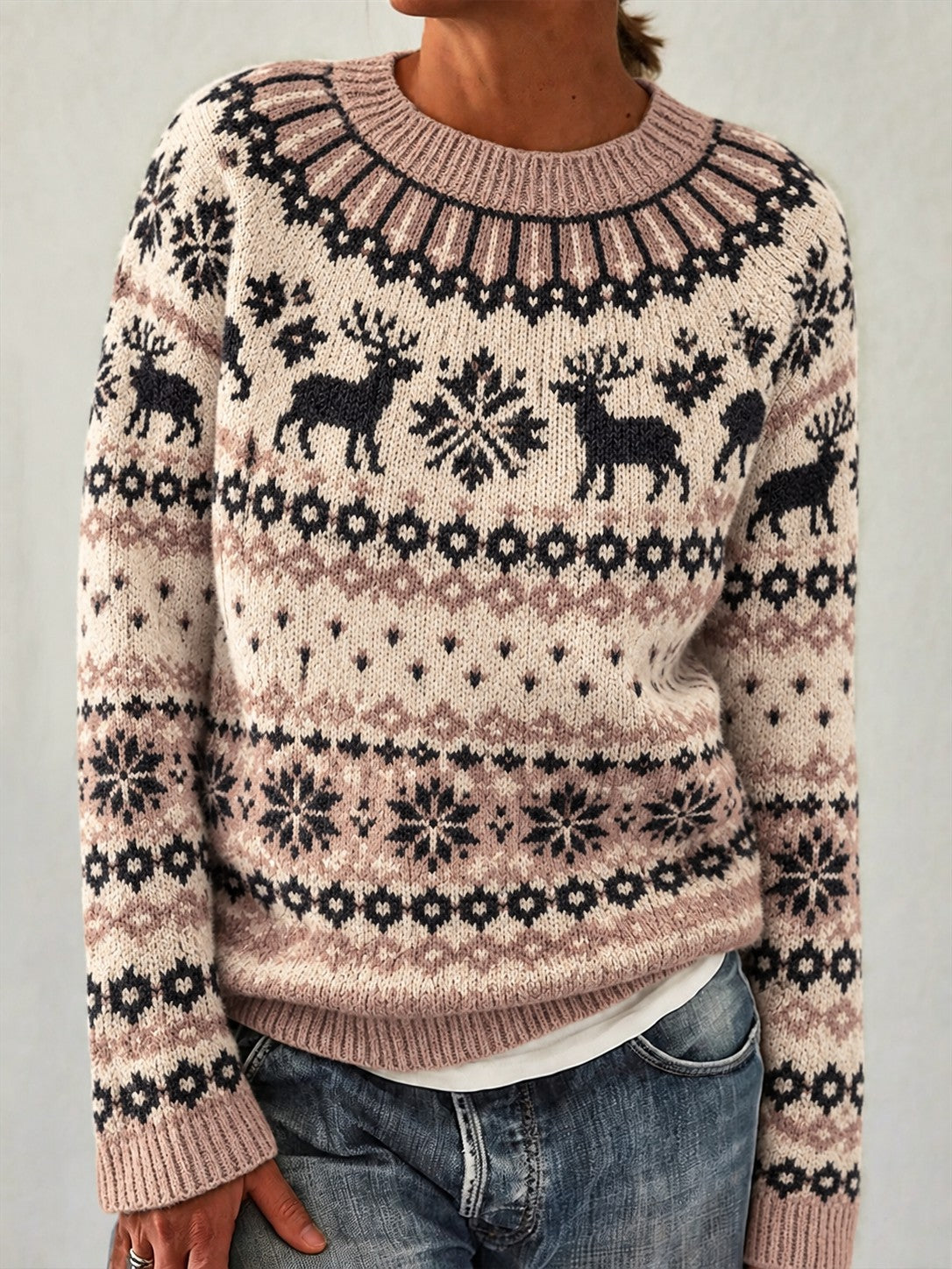 Kuscheliger Strickpullover für Damen