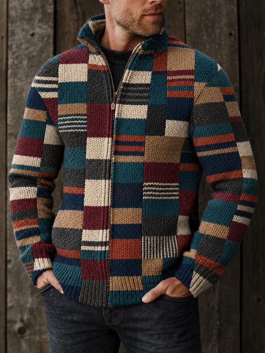 Herren-Fleecejacke aus Verbundmaterial