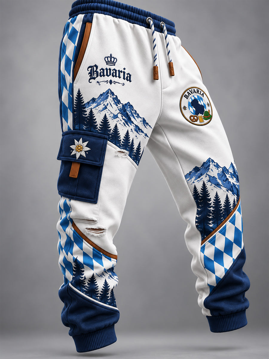 Herren-Freizeithose aus Baumwolle, Bayern-Style