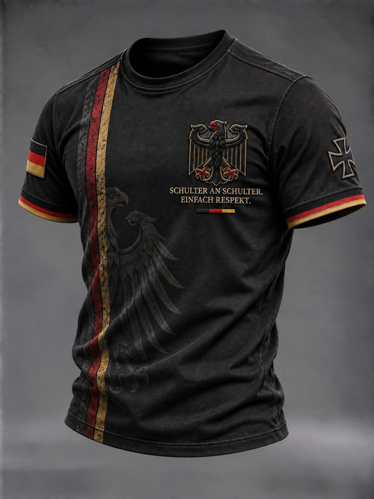 Herren-T-Shirt mit Aufdruck zum Volkstrauertag