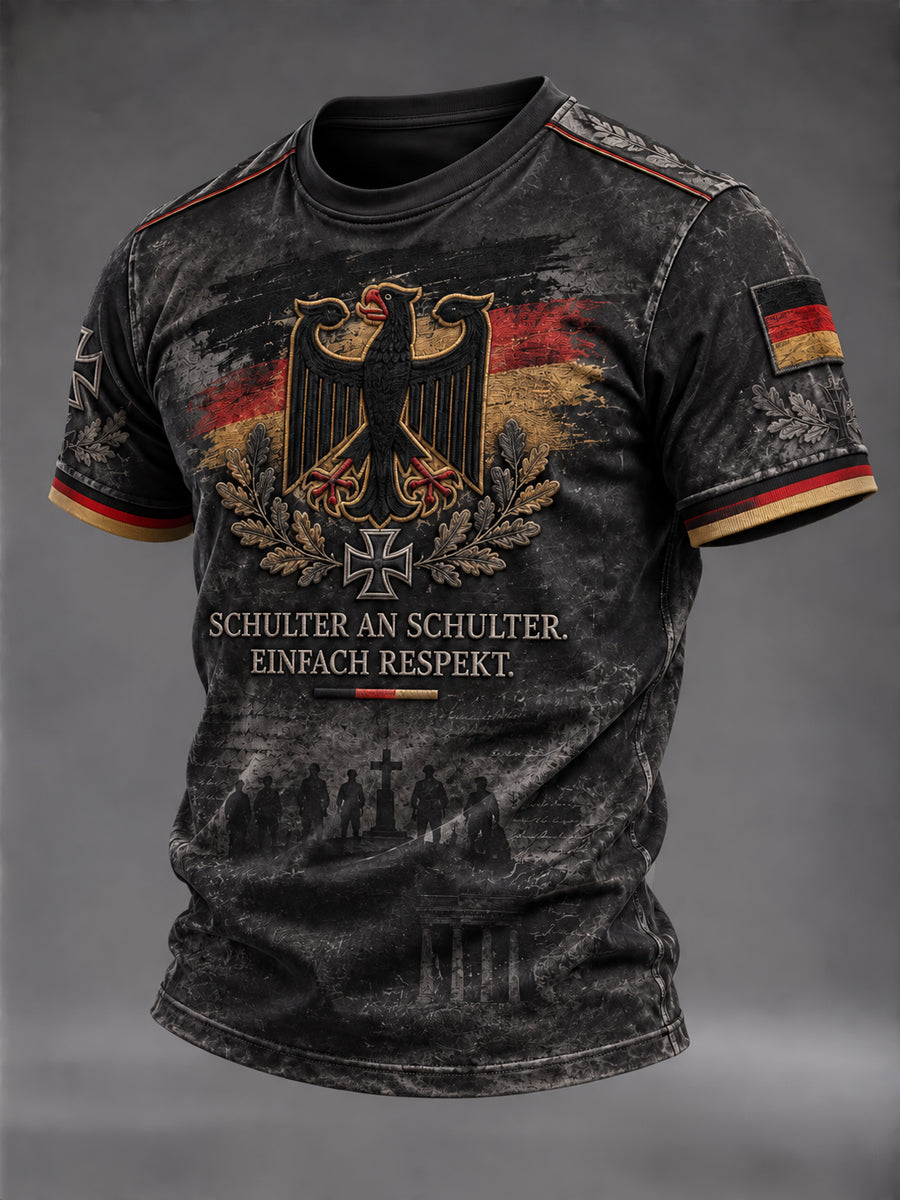 Herren-T-Shirt mit Aufdruck zum Volkstrauertag