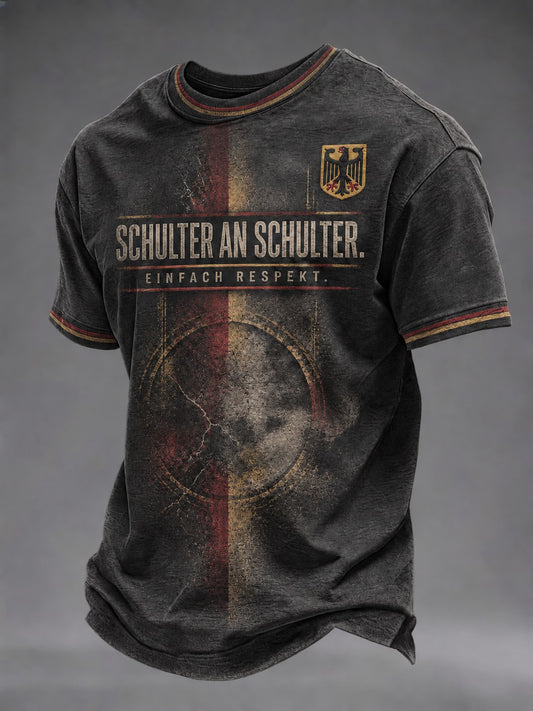 Herren-T-Shirt mit Deutschland-Volkstrauertag-Print