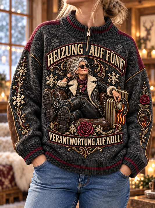 Lässiges Damen-Oberteil mit humorvollem Spruch
