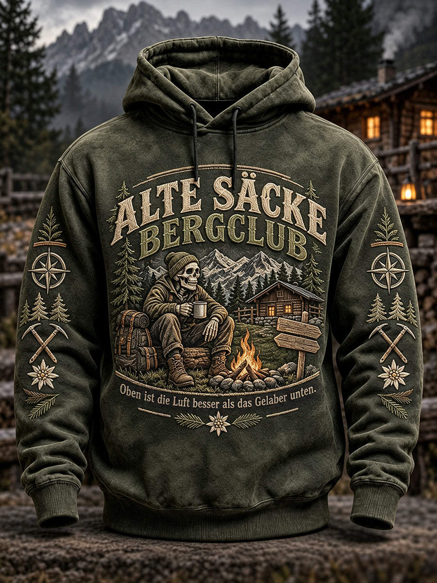 Lustige Herren-Kapuzenjacke im WALD & BERG Outdoor-Stil