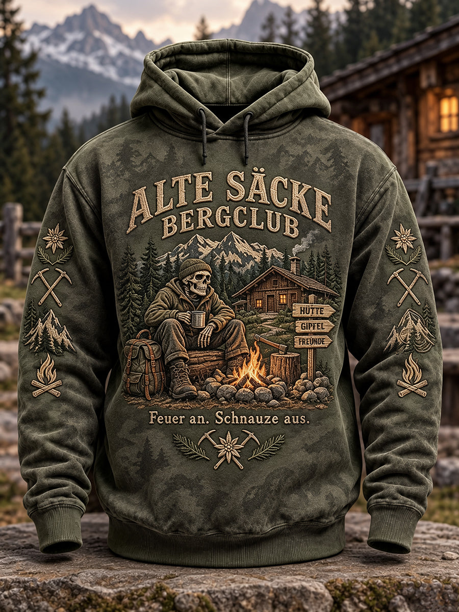 Lustige Herren-Kapuzenjacke im WALD & BERG Outdoor-Stil