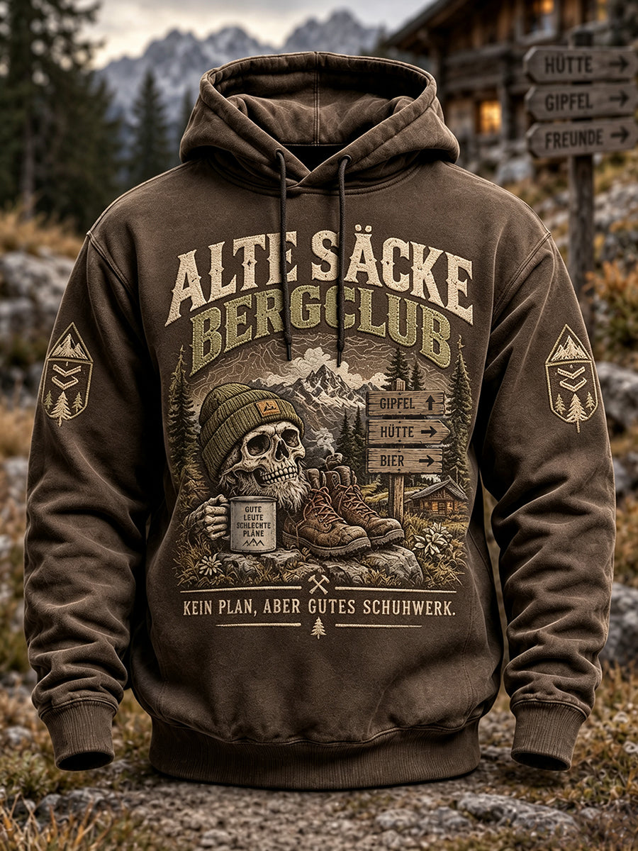 Lustige Herren-Kapuzenjacke im WALD & BERG Outdoor-Stil