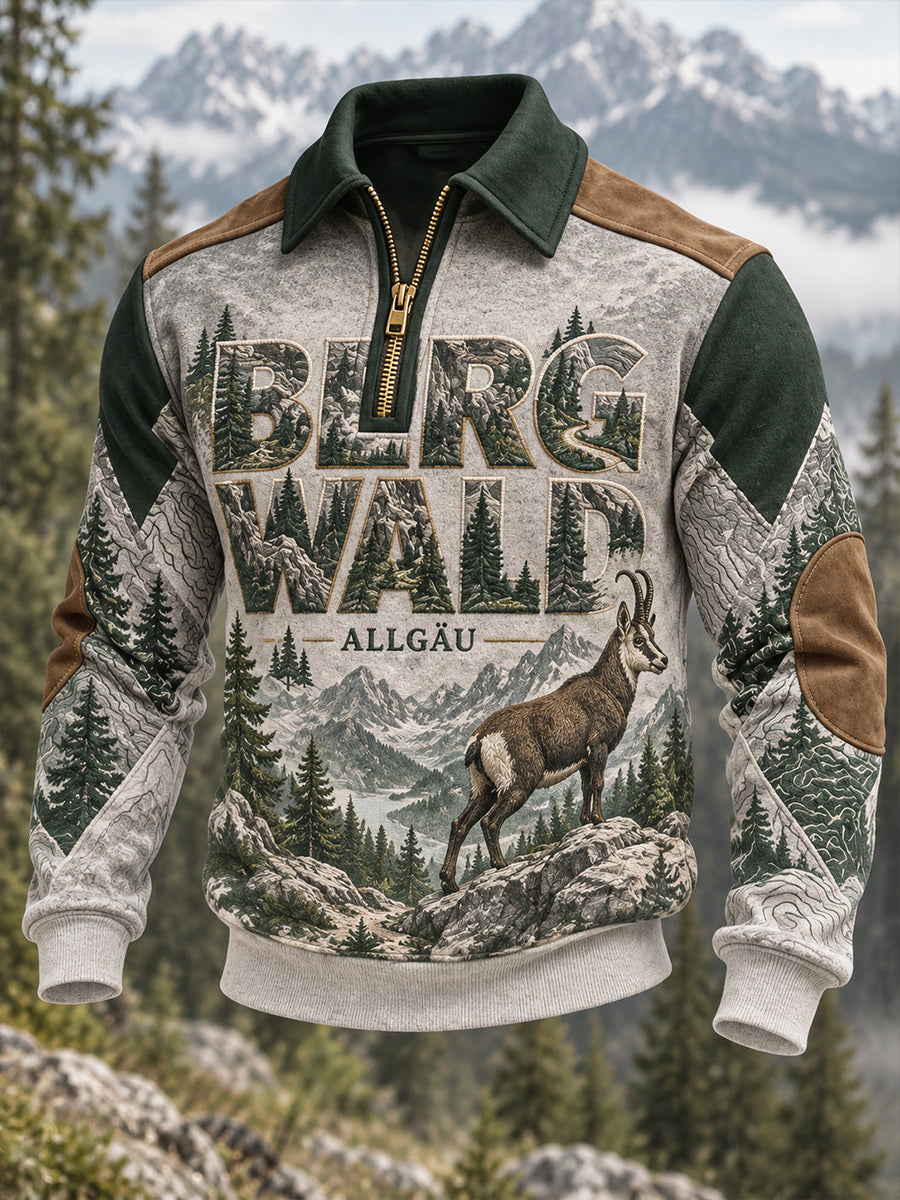 Herren-Sweatshirt im deutschen Jagdstil für die Saison