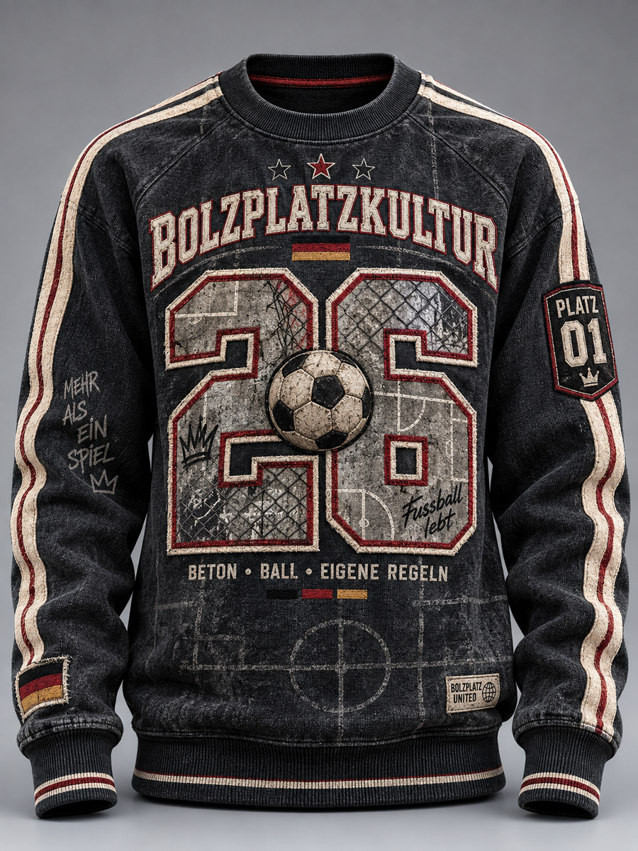 Männer Bolzplatz kultur Langarm T-Shirt