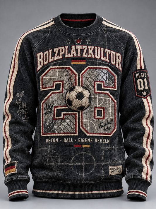 Männer Bolzplatz kultur Langarm T-Shirt