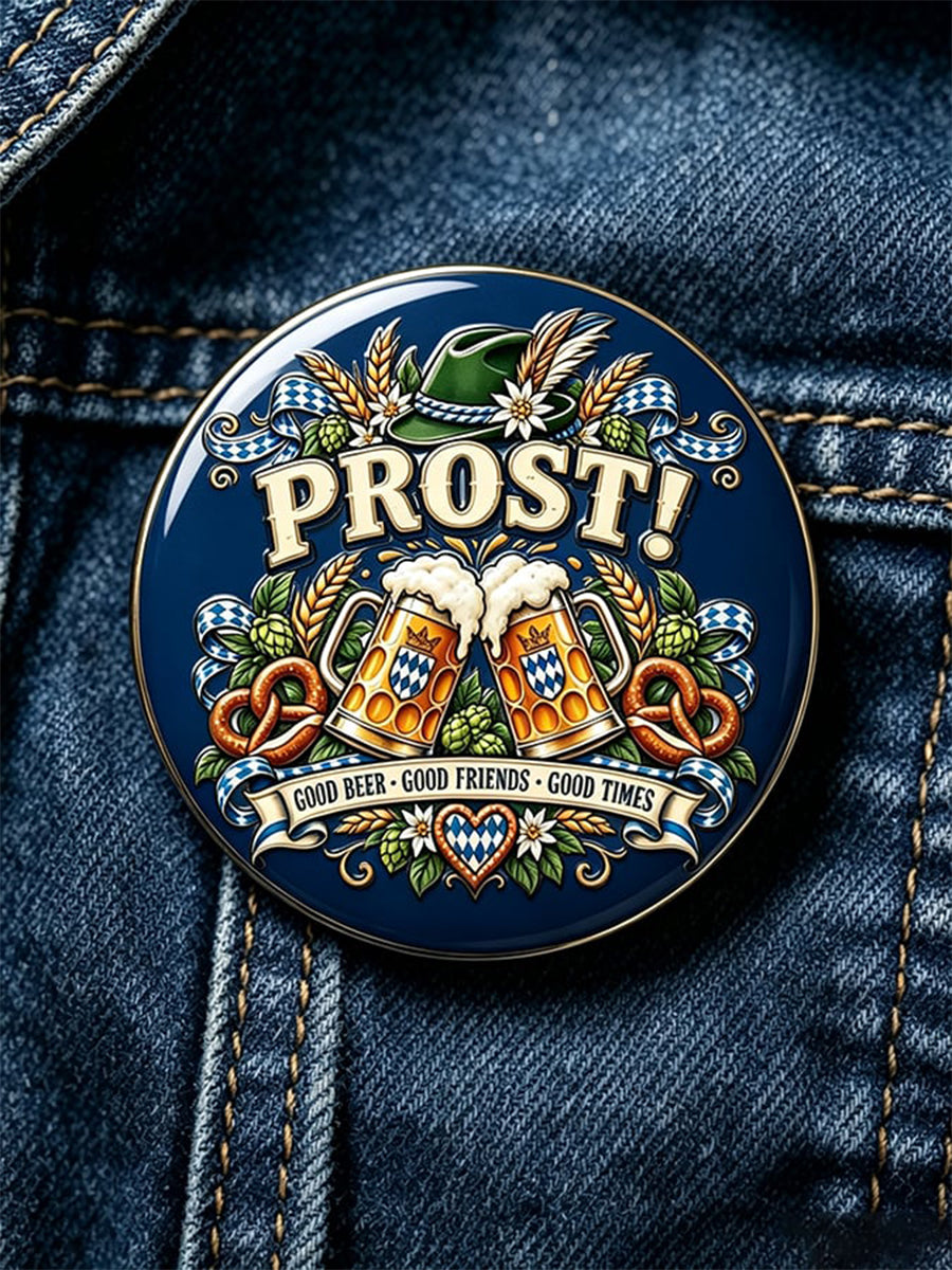 Unisex-Oktoberfest-Print-Brosche