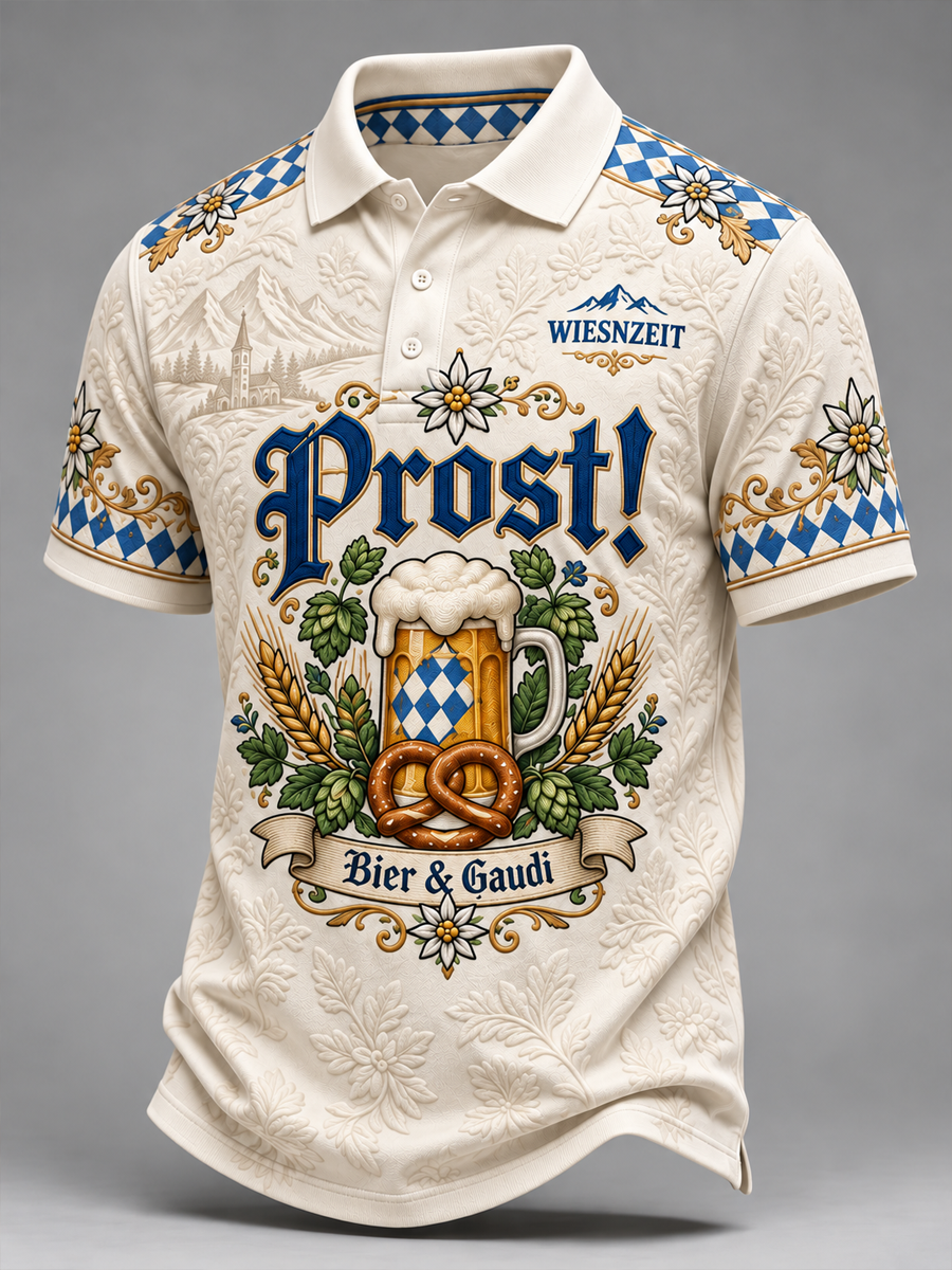 Herren-Oktoberfest-Poloshirt