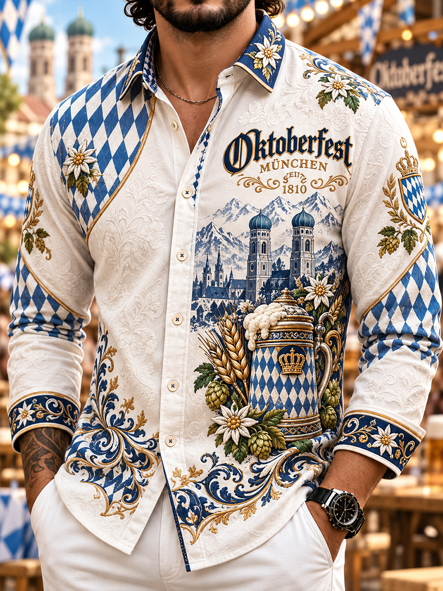 Herren-Oktoberfesthemd