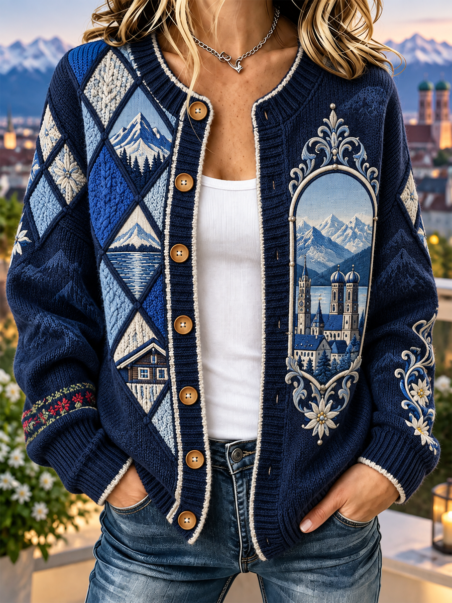 Damen Strickjacke im Bavaria-Stil