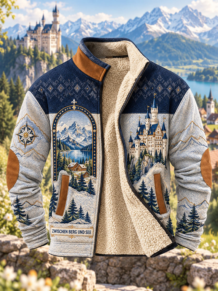 Herren Bavaria Composite Fleece Jacke