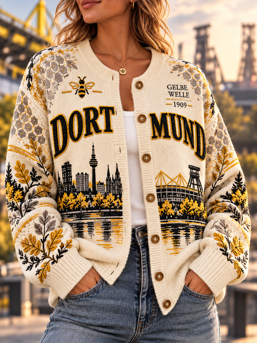 Damen-Strickjacke im Cardigan-Stil aus Dortmund