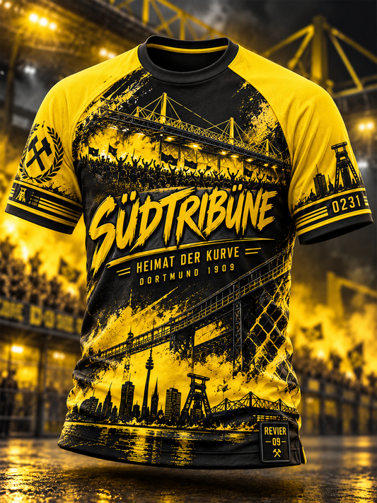 Herren-T-Shirt mit kurzen Ärmeln aus Dortmund