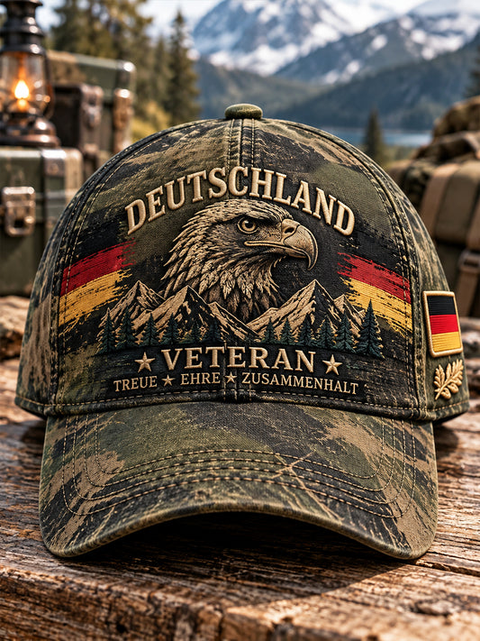 Herren-Kappe mit Grafikmotiv zum Veteranengedenken