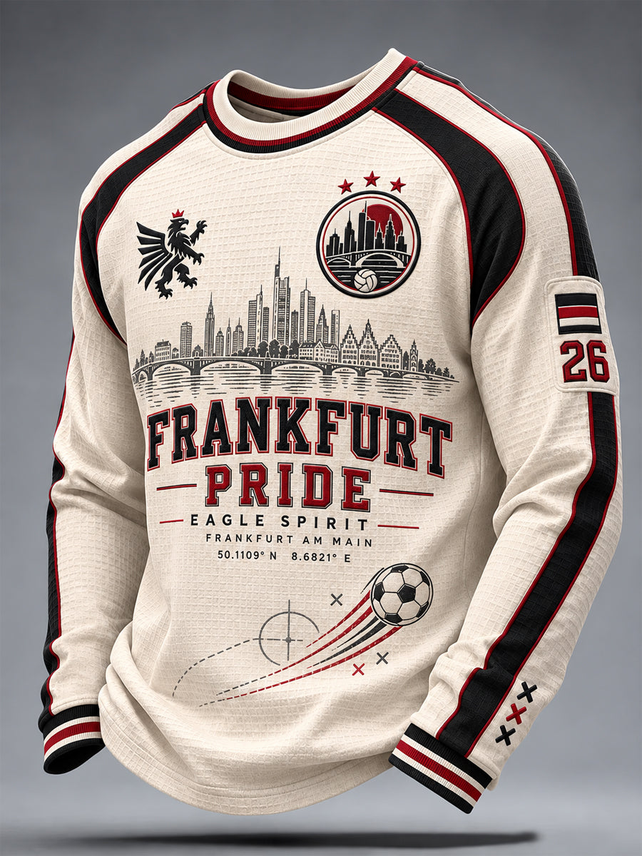 Herren-Fußballshirt von Eintracht Frankfurt mit Aufdruck