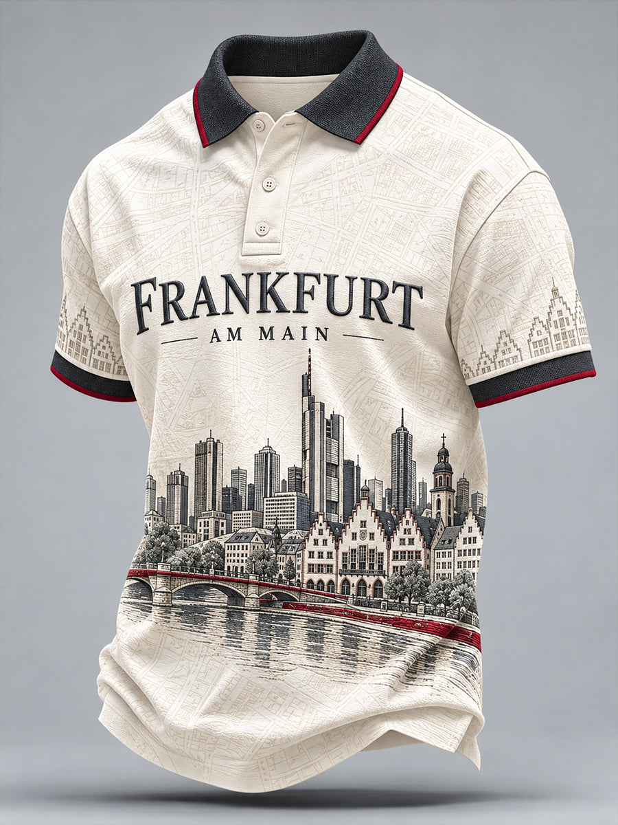 Herren-Fußball-Poloshirt von Eintracht Frankfurt