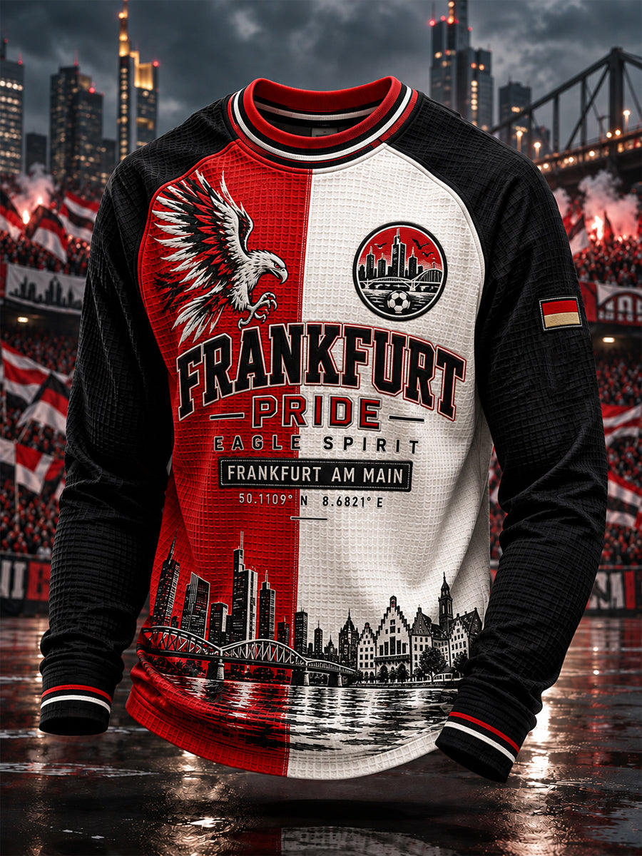 Herren-Fußballshirt von Eintracht Frankfurt mit Aufdruck