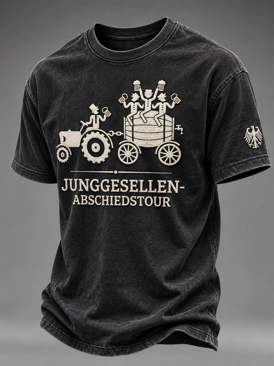 Herren-T-Shirt mit Kurzärmeln und Spirit-Kultur-Design