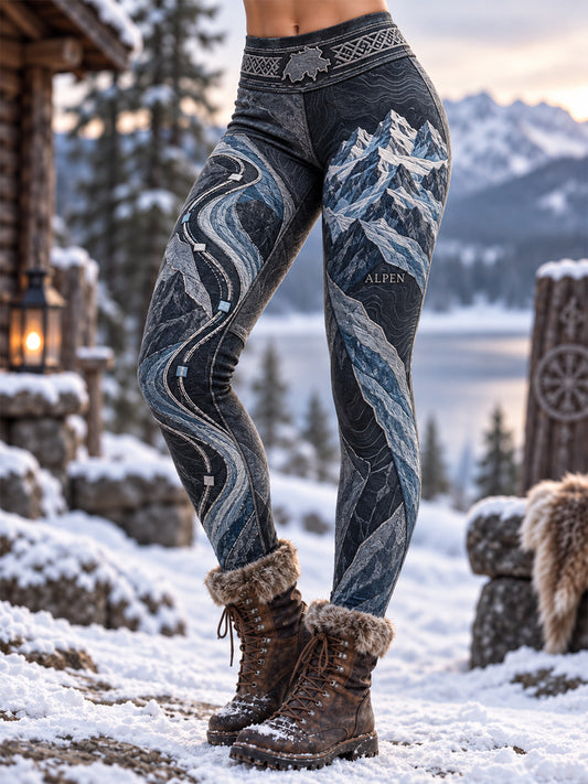 Damen-Velours-Leggings aus der Schweiz