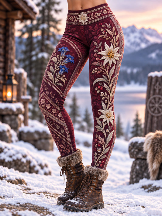 Damen-Velours-Leggings aus der Schweiz