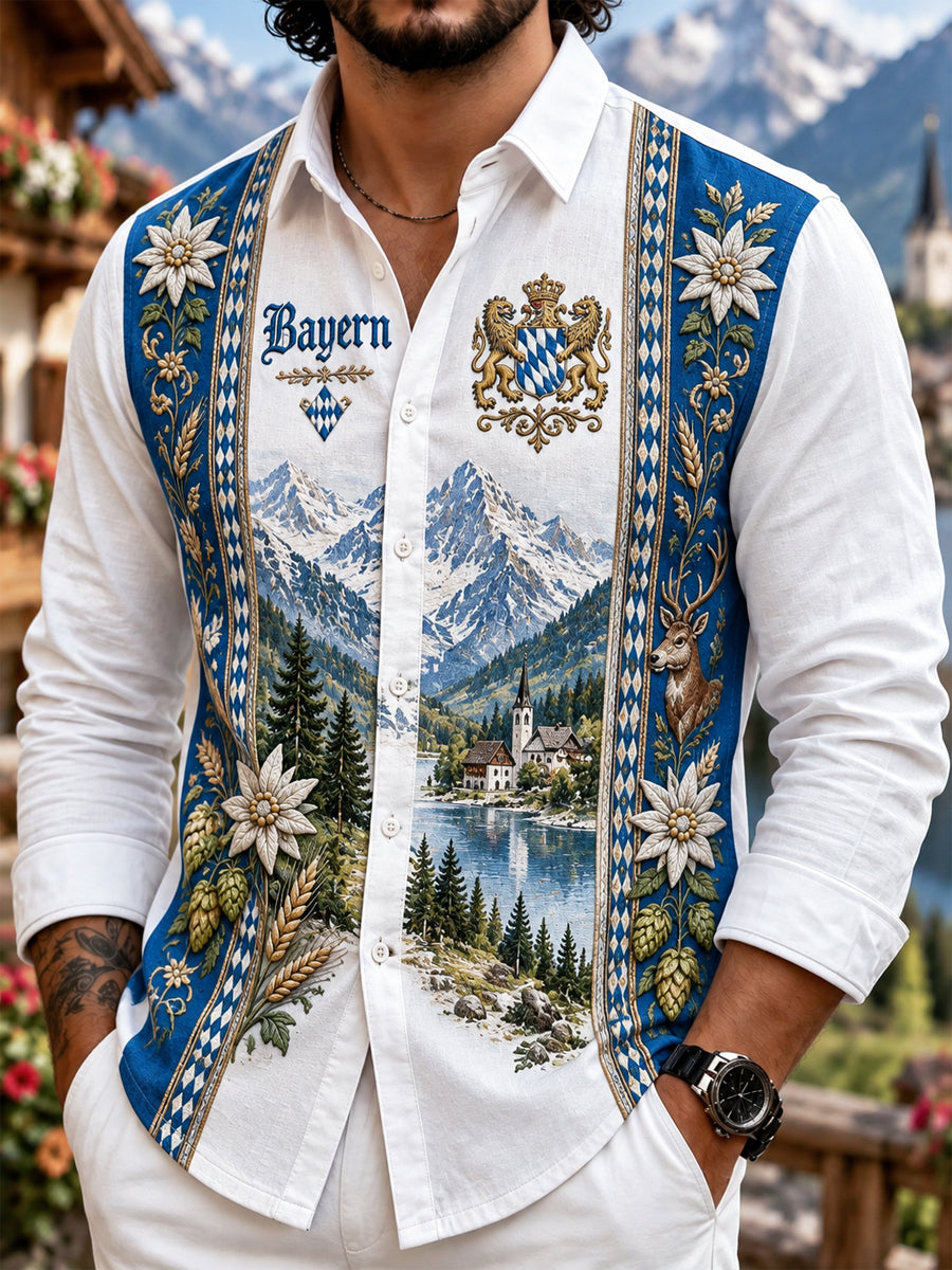 Herren-Bayernhemd