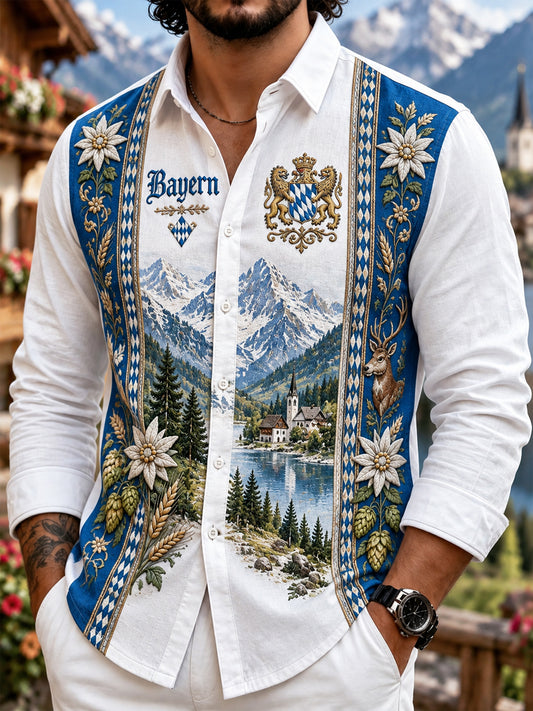 Herren-Bayernhemd