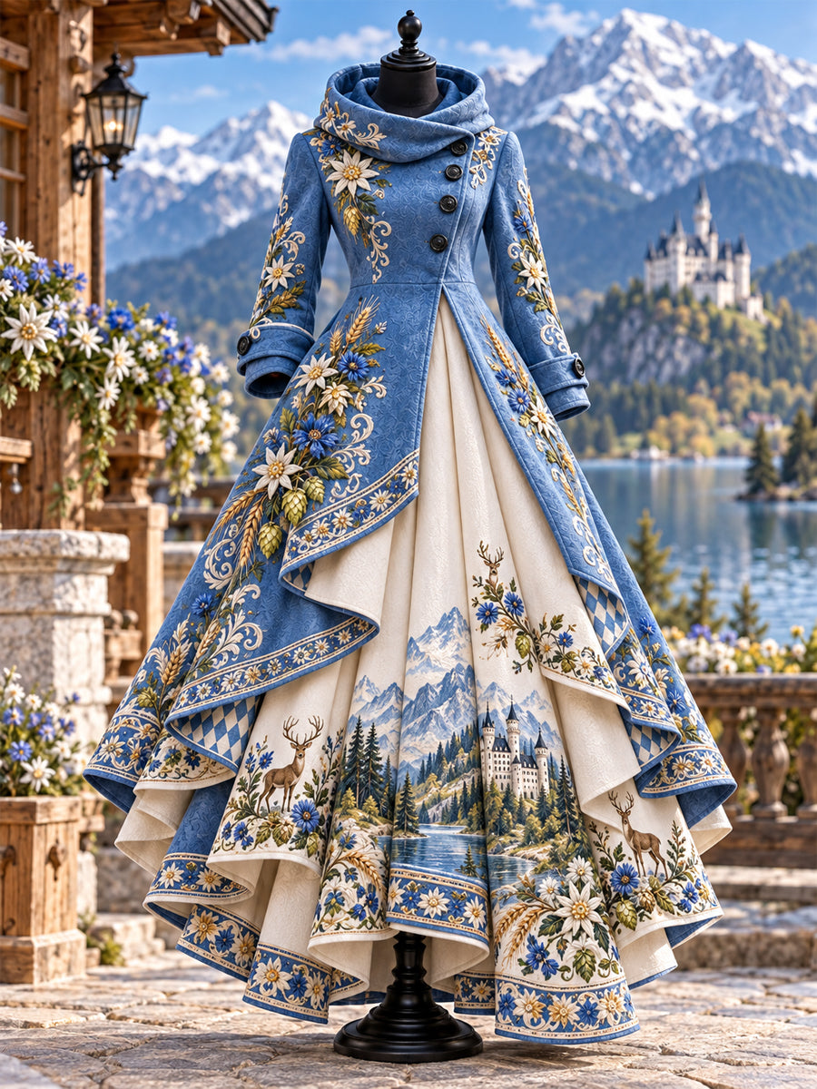 Bavaria Taillen-Kleid mit langer Taille