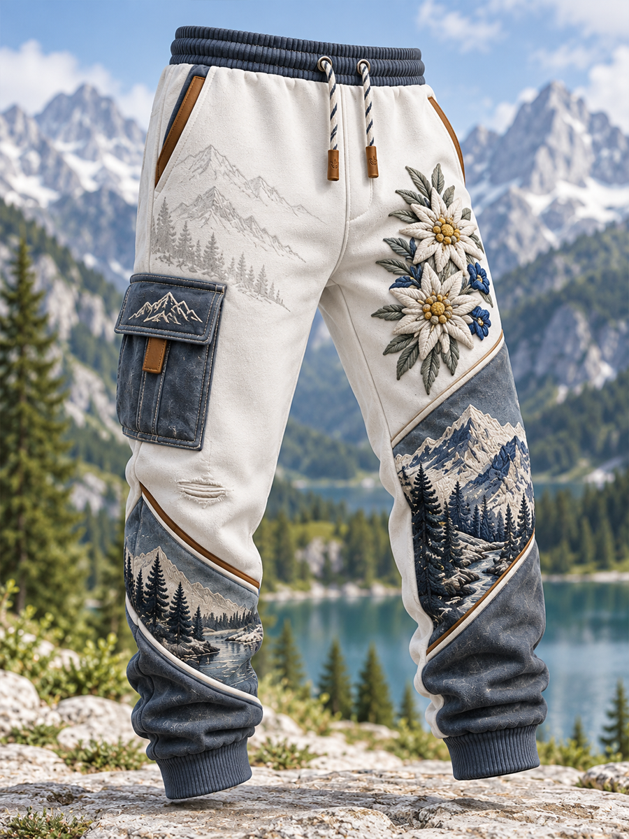 Herren Freizeithose aus Sweatstoff für die Alpen