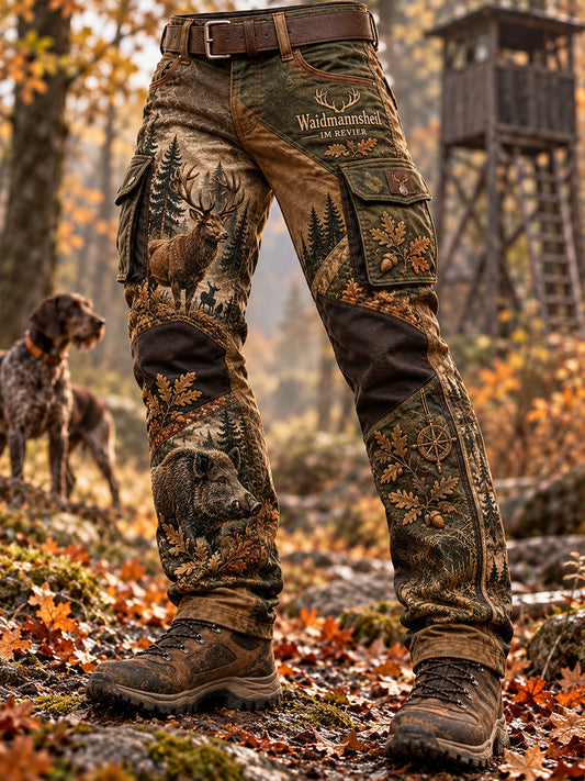 Herren-Arbeitshose für die deutsche Jagdsaison, lässiger Stil
