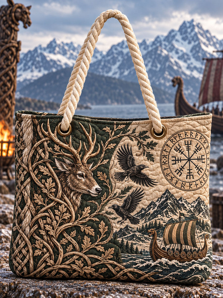 Tragetasche mit Wikinger-Muster