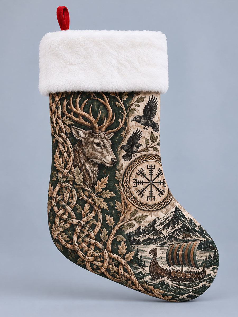 Wikinger-Musterstrümpfe