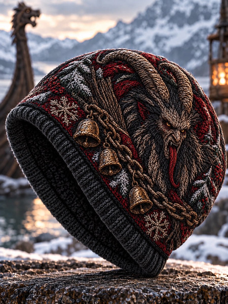 Herren-Krampusnacht-Printmütze