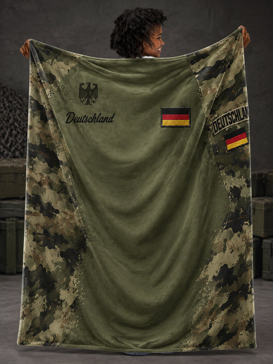 Deutsche Veteranen-Flanelldecke