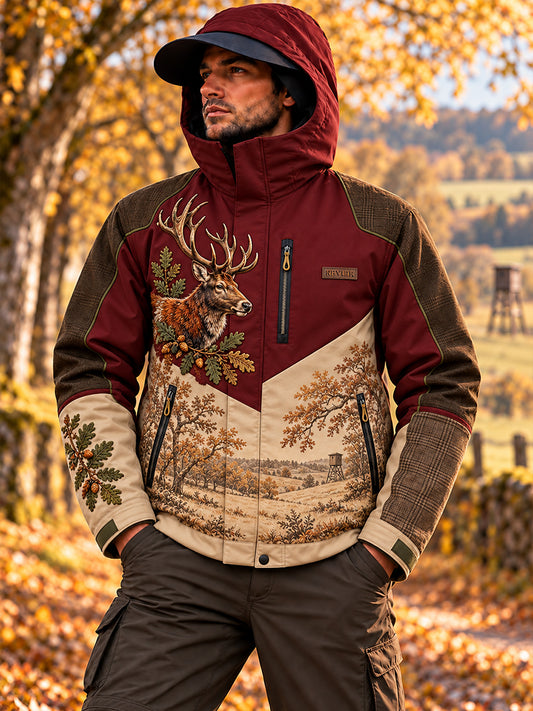 Herren-Jagdjacke mit Kapuze für die deutsche Jagdsaison