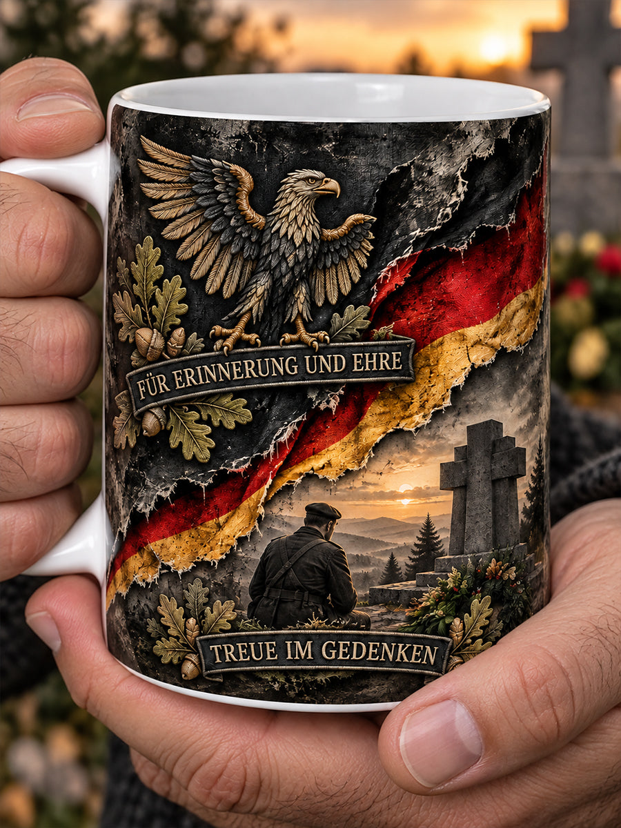 Veteranen-Gedenkdruck-Tasse