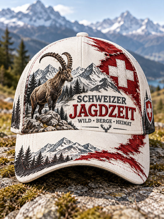 Herren-Kappe mit grafischem Motiv zur Jagdsaison
