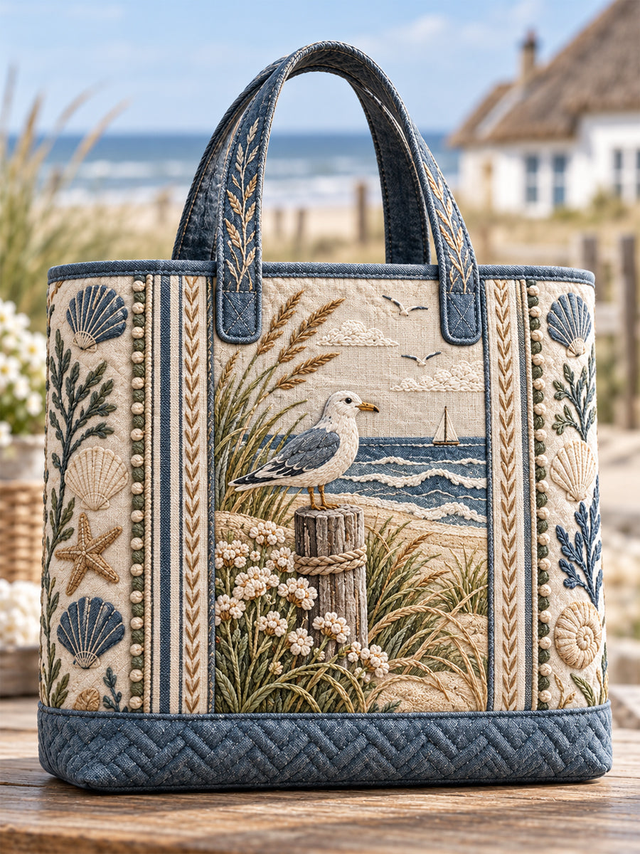 Küstenkunst Vintage Reisegepäcktasche