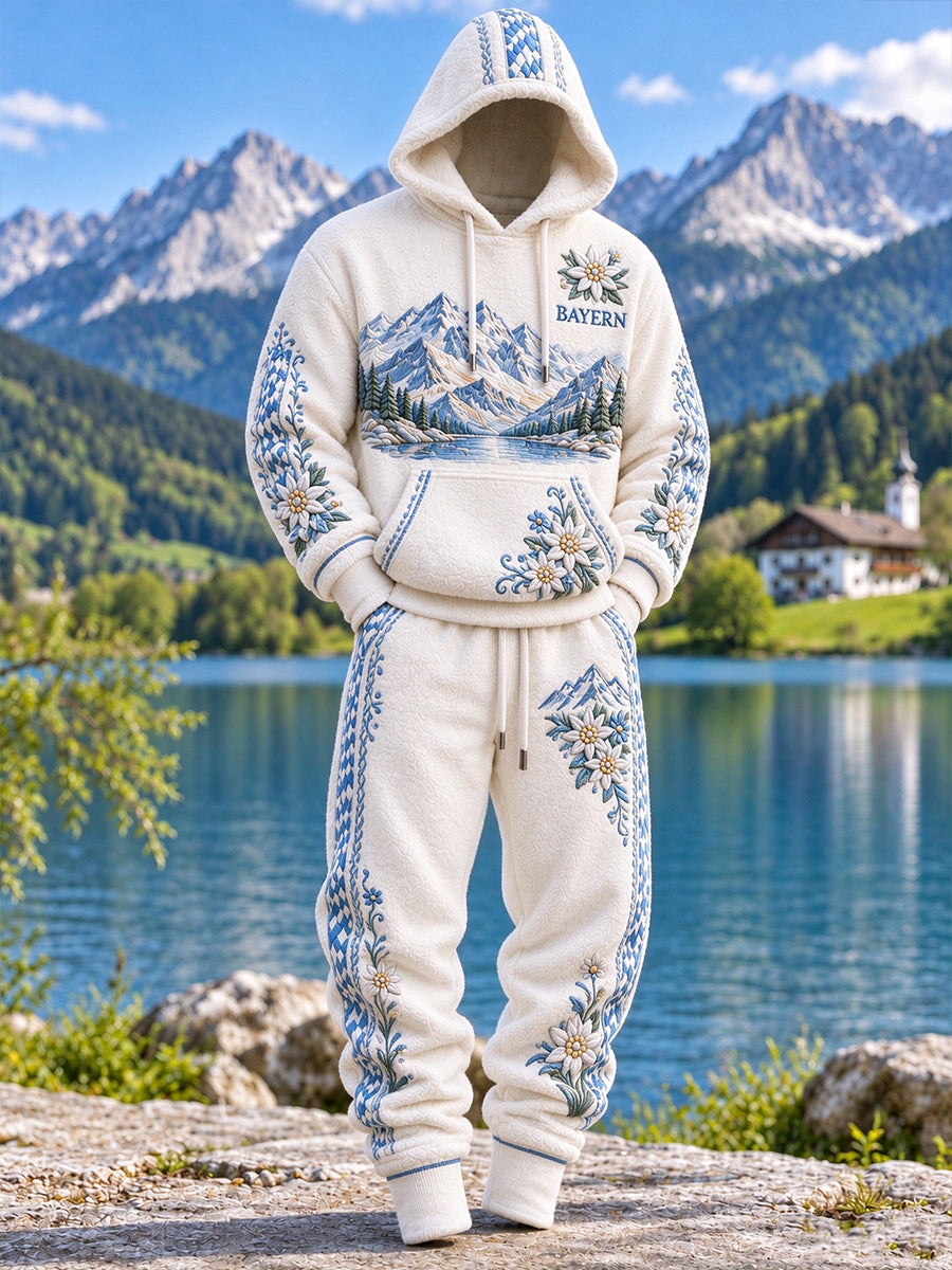 Bayerische Kultur Hoodie-Set für Herren