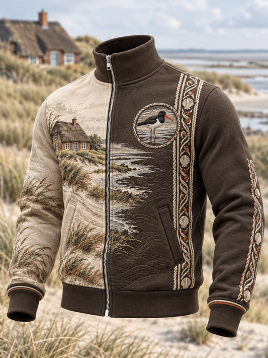 Herren-Küstenkunstjacke